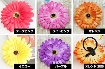 2WAY 花バレッタ&ゴム ワンポイント可愛い ヘアーアクセサリー ヘアーゴム (結婚式 イベント 二次会 バレッタ カチューシャ リボン ヘアーアクセサリー シュシュ ビーズ)【KEY】