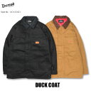 送料無料 UNCROWD(アンクラウド) UC-412-021 DUCK COAT 2色(ブラック ブラウン)