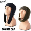 UNCROWD(ANEh) UC-2400 BOMBER CAP 2F(BLK/OLV)