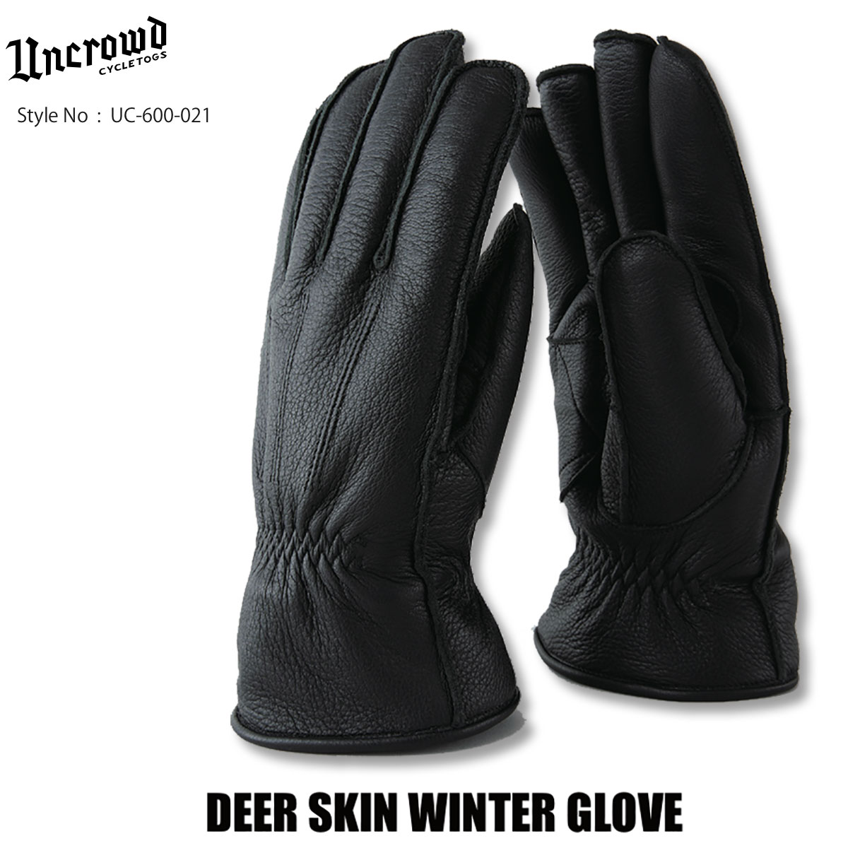 ̵!!UNCROWD(󥯥饦) UC-600-021 DEER SKIN WINTER GLOVE