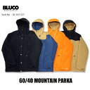 ☆送料無料☆BLUCO(ブルコ) 047-021 60/40 MOUNTAIN PARKA 4色(ブラック・ネイビーxカーキ・オレンジ・カーキxブラック)