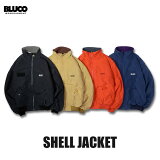 ̵BLUCO(֥륳) OL-1372 SHELL JACKET 4(NVY/BLK/KHK/B.RED)