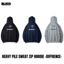☆送料無料セールプライス!!☆BLUCO(ブルコ) OL-13-018 HEAVY PILE SWEAT ZIP HOODIE -DIFFRENCE- 3色(B...