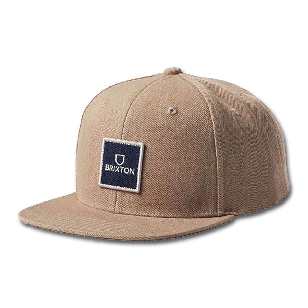    BRIXTON(uNXg) ALPHA SQUARE MP SNAPBACK SAND