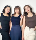 【Pinup Closet】 日本製 Shutto ブラタンク カップ付きタンク タンクトップ ブラカップ付き ブラ付きタンクトップ カップつきタンクトップ 肩 幅広 グラマー ブラトップ カップ付きタンクトップ 楽ちん 後ろ姿 ノンワイヤー ブラタンクトップ カップ付き