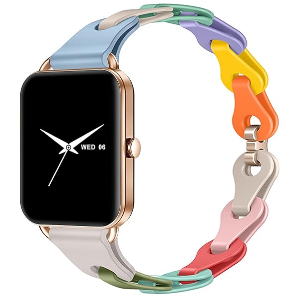 [Lamshaw] for MONOMAM スマートウォッチ交換バンド,18mmシリコン編組ウォッチバンド 交換バンド ベルト 対応 MONOMAM Primo スマートウォッチ用 (カラー)