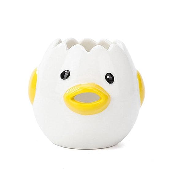 卵黄分離器 卵白セパレーター 卵黄身分け器 黄身取り器 可愛い セラミック 卵 黄身 白身 キレイに分離..