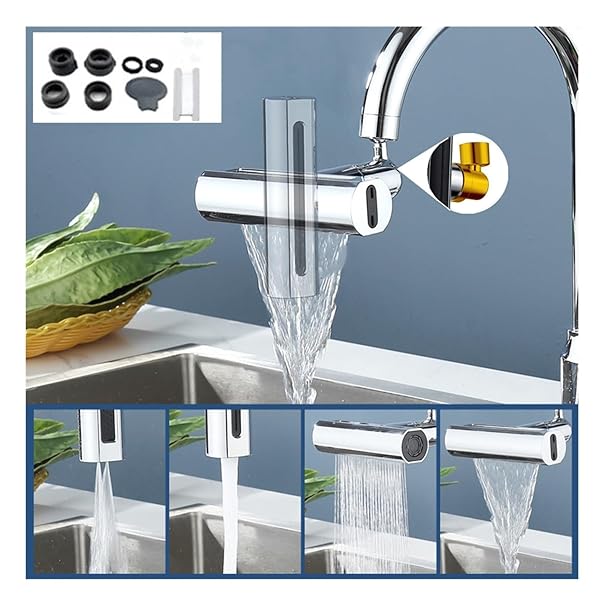 蛇口 シャワー キッチン蛇口シャワーヘッド 4段水流切替 360度回転 節水 泡沫器 噴霧器 純銅ボール ヘッド キッチンシャワー 首振り 節水水栓ノズル 水道 蛇口 ノズル加圧 シンク掃除 台所 浴室 洗面室 トイレにも適用可能 水漏れ防止 取り付