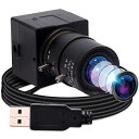 USB カメラ ELP 1080P usb ウェブカメラ 2.8-12mm 4x バリフォーカス付き 光学ズームレンズ H.264 低照度 UVC USB コンピュータ クローズアップ ズームインおよびアウト ビデオ会議 OpenCV カメラ ラップ