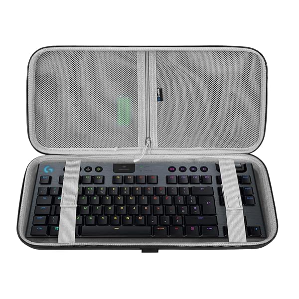 Geekria キーボードケース 87キー互換品 ロジクール Logicool G PRO / G913 TKL ワイヤレスゲーミングキーボード テンキーレス 無線 キーボード 収納ケー