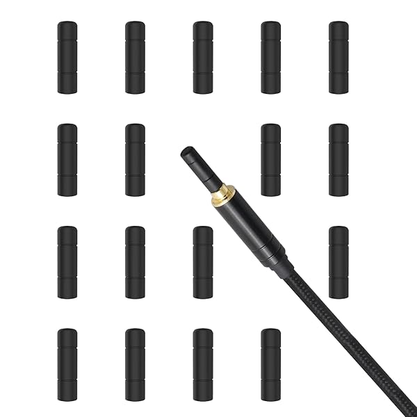 3APLUS プラグ保護キャップ ステレオミニプラグ (3.5mm) 用 イヤホンジャック カバー ケーブルカバー ..