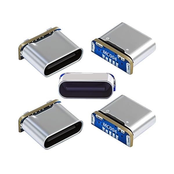 Xiwai 5個/ロット Type-C メスソケット DIY はんだ付けコネクタ ミニUSB 5ピンメスSMTタイプDC 5V電源用