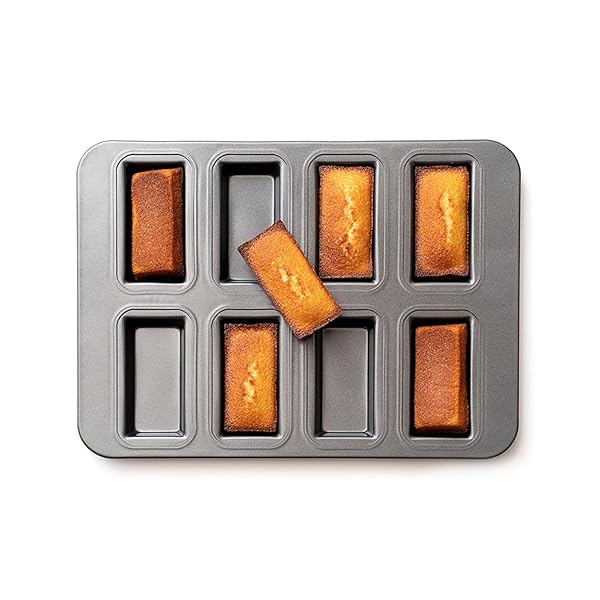 マフィン型 フィナンシェ型 シ 粘りにくいケーキ型 25.7cmx 19.8cm x 13cm オーブン型 防水・耐油 掃除..