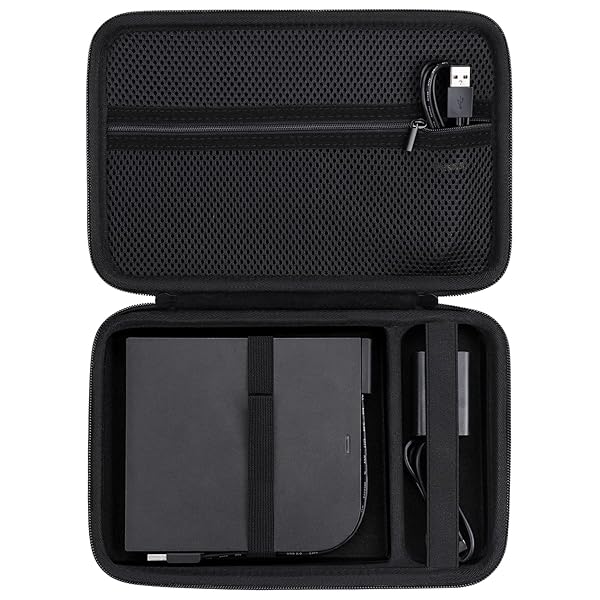 【Aenllosi 収納ケース】互換品 BUFFALO ‎バッファロー 外付け DVD/CDドライブ DVSM-PUV8U3-BK/N DVSM-PTV8U3-BK/N/DVSM-PTV8U3-WH/N/DVSM-PLV8U2-WH/N （ケースのみ