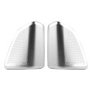 KIMISSステレオスピーカーカバー、1ペアの車のドアステレオオーディオスピーカー装飾カバートリムX5 X6 F15 F16 2014-2018