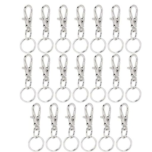キーチェーンクリップ、スイベルストラップスナップフック、実用的で安全に使用、家庭用DIYアクセサリー用(#1) キーチェーンクリップ、スイベルストラップスナップフック、実用的で安全に使用、家庭用DIYアクセサリー用(#1)