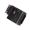 xiwai 12VHPWR 12+4P アップアングルコネクタ ATX3.0 PCI-E 5.0 パワーモジュラー オス - メス アダプター 3080 3090TI PSU グラフィックスカード用(2)