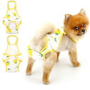 SMALLLEE_LUCKY_STORE 犬用 オムツパンツ 女の子 おむつ 小型犬 生理 調整可能 サニタリーパンツ サスペンダー付き 可愛い 月経 生理マナーパンツ メス 柔らかい 発情期用 洗える ペットドッグウェア,イエロー,L