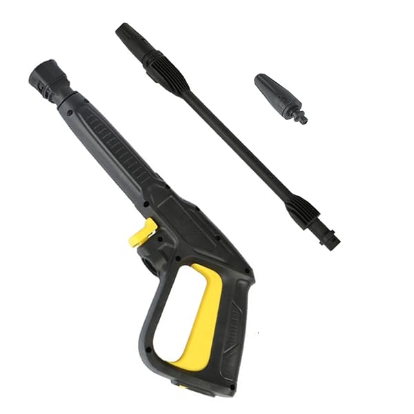 Smilerain ケルヒャー トリガーガン 高圧洗浄機 ケルヒャー用 トリガーガン 回転ノズルランス ターボノズルランス 洗車 壁 掃除 クイックコネクト(4)