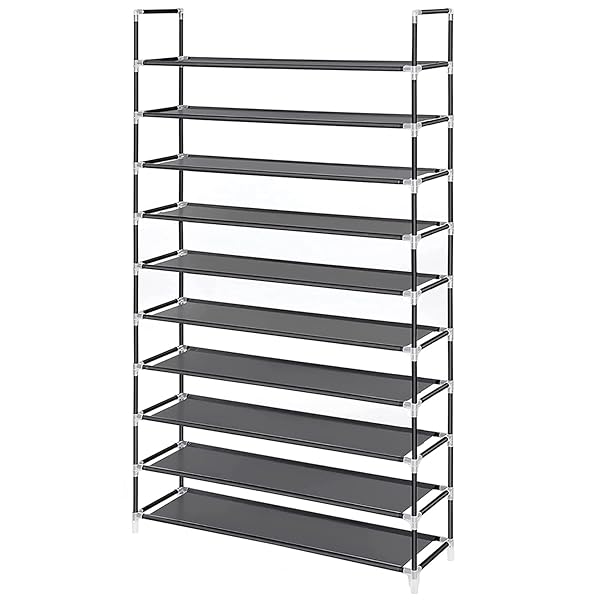 Hicrifth シューズラック 組み立て式 大容量 10段 靴収納 下駄箱 スリムシューズラッ 玄関収納 おしゃ..