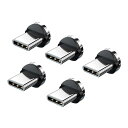YFFSFDC マグネット充電 ケーブル用端子 【5個セット】 2.4A 専用 TypeC マグネット端子防塵プラグ 磁気ヘッド