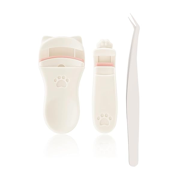 YOOTASIO まつ毛 ピンセット 精密 (べたつき防止ナノコーテ) 先曲がりピンセット ステンレス まつげカ..