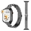 HANDODO for Apple Watch バンド ステンレス 49mm 46mm 45mm 44mm アップルウォッチ バンド おしゃれ 可愛い 細身 レ...