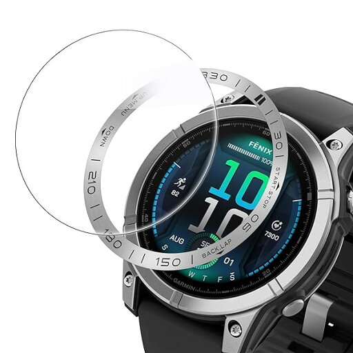Lamshaw for Garmin Fenix 8 ベゼルリング、強化金属 フレーム 保護カバー 耐衝撃 傷防止 耐衝撃 交換ベゼル Garmin Fenix 8 47mm,51mスマートウォッチ用 (シルバー, 51mm) Lamshaw for Garmin Fenix 8 ベゼルリング、強化金属 フレーム 保護カバー 耐衝撃 傷防止 耐衝撃 交換ベゼル Garmin Fenix 8 47mm,51mスマートウォッチ用 (シルバー, 51mm)