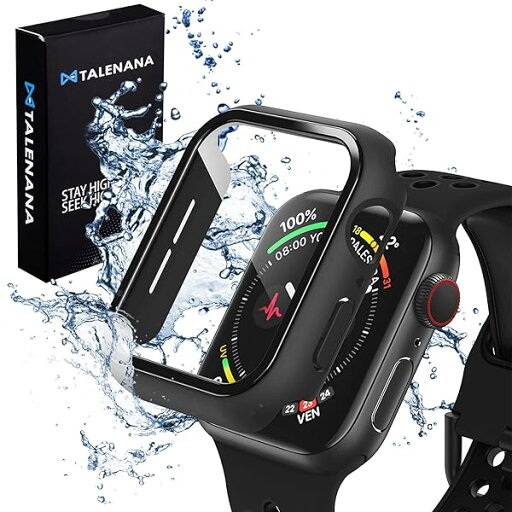 TALENANA Apple Watch 用 防水ケース series6/SE/5/4 44mm アップルウォッチ保護カバー ガラスフィルム 一体型 防水 防塵 PC素材 タッチ感良好 アップルウォッチ 用 カバー 全面保護 高透過率 指紋防止 衝撃 TALENANA Apple Watch 用 防水ケース series6/SE/5/4 44mm アップルウォッチ保護カバー ガラスフィルム 一体型 防水 防塵 PC素材 タッチ感良好 アップルウォッチ 用 カバー 全面保護 高透過率 指紋防止 衝撃