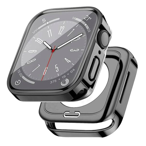 TALENANA for Apple Watchケース【2 in 1防水設計】45mm 44mm 41mm 40mmアップルウォッチ 用 保護ケース 強化ガラスフィルム 一体型 Series 8/7/6/SE/5/4 メッキ加工 3D直角エッジデザイ TALENANA for Apple Watchケース【2 in 1防水設計】45mm 44mm 41mm 40mmアップルウォッチ 用 保護ケース 強化ガラスフィルム 一体型 Series 8/7/6/SE/5/4 メッキ加工 3D直角エッジデザイ
