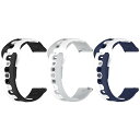 for Garmin(ガーミン) ForeAthlete 55/Forerunner 165/Vivoactive 5 バンド ベルト 3点セット シリコン 交換バンド 互換品 替えバンド 交換ベルト 20mm アクセサリー vivoactive3/(2)