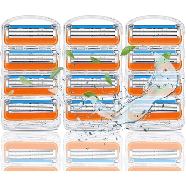 ジレット対応 フュージョン 替刃 プログライド 替刃 Fusion 替え刃 髭剃り かみそりの刃 ステンレスシェービング刃 替え刃 剃刀刀組（12個入り）