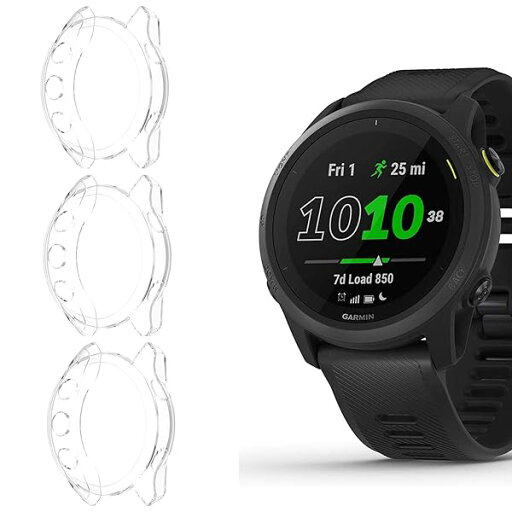 Lamshaw Garmin ForeAthlete 745 ケース, シリコーン TPU ケース カバー 対応 GARMIN(ガーミン) ランニングウォッチ ForeAthlete 745 スマートウォッチ (3 ケース-透明+透明+透明) Lamshaw Garmin ForeAthlete 745 ケース, シリコーン TPU ケース カバー 対応 GARMIN(ガーミン) ランニングウォッチ ForeAthlete 745 スマートウォッチ (3 ケース-透明+透明+透明)
