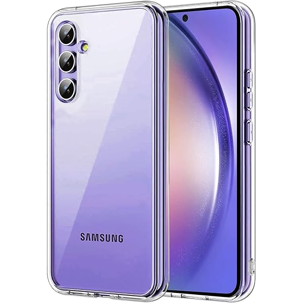 Galaxy A54 5G ケース ギャラクシーA54 SC-53D SCG21 ケース クリア ソフト TPU カバー GalaxyA54 専用 透明 ソフト 黄変防止 耐衝撃 薄型 柔軟 ケース 全透明 ストラップホール付き レンズ保護 スリム(2)