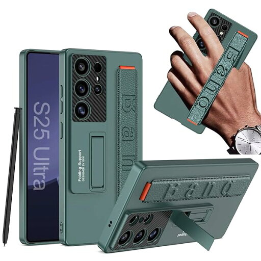 NINKI Galaxy S25 ultra 5G用 カバー ケース 格納式リストバンド PC+弾力ナイロンレザー カメラ保護 スクラッチ保護 充電対応 Galaxy S25 ultra 5G用 ケース ギャラクシー S25 ウルトラ 用 スマホバン NINKI Galaxy S25 ultra 5G用 カバー ケース 格納式リストバンド PC+弾力ナイロンレザー カメラ保護 スクラッチ保護 充電対応 Galaxy S25 ultra 5G用 ケース ギャラクシー S25 ウルトラ 用 スマホバン