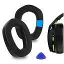 Geekria イヤーパッド Sport 互換性 パッド ロジクール Logicool G435, G335 ヘッドホンに対応 パッド イヤー/イヤーカップ 冷却ジェル (黒)