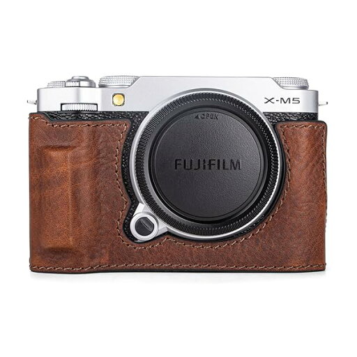 Kinokoo Fujifilm XM5/X-M5用ケース、 Fujifilm XM5カバー 本革 Fujifilm X-M5カバー レザー XM5カメラケース XM5カメラケース 保護カバー ハーフケース 電池交換でき 取り外し可能(ブラウン) Kinokoo Fujifilm XM5/X-M5用ケース、 Fujifilm XM5カバー 本革 Fujifilm X-M5カバー レザー XM5カメラケース XM5カメラケース 保護カバー ハーフケース 電池交換でき 取り外し可能(ブラウン)