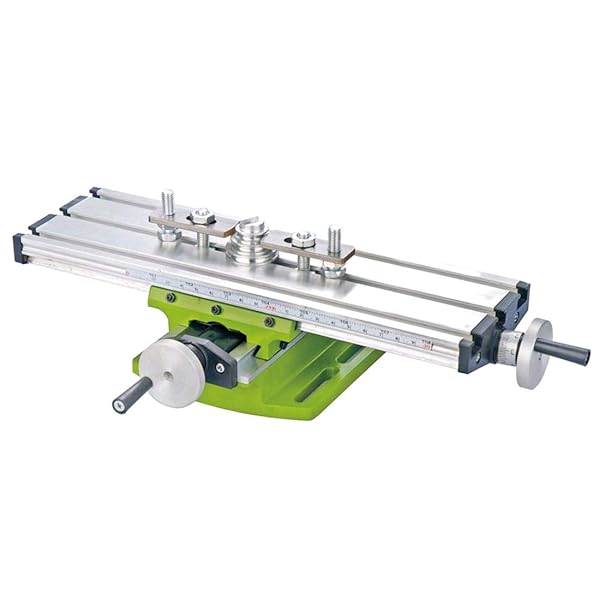 Cyfie 卓上ボール盤 ミニフライス盤 XYテーブル クロステーブル 卓上十字作業台 アルミサッシ マイクロ..