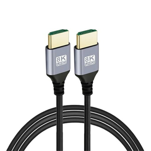NFHK HDMI 2.1 超薄型HDTVケーブル 8K 4K ハイパーフレキシブル スリムコード 高速 Type-A オス - オス コンピューター HDTV 50CM用 NFHK HDMI 2.1 超薄型HDTVケーブル 8K 4K ハイパーフレキシブル スリムコード 高速 Type-A オス - オス コンピューター HDTV 50CM用