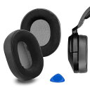 Geekria イヤーパッド Comfort 互換性 パッド コルセア Corsair HS55, HS65 ヘッドホンに対応 パッド イヤー/イヤーカップ (ハイブリッドベロア/黒)