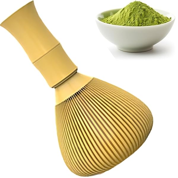 OKAWASI 抹茶ブレンダー 抹茶泡立て器 泡立て器 ABSプラスチック製 竹型 抹茶ブラシ泡立て器 抹茶 バブ..