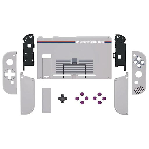 本体は付属されません-eXtremeRate nintendo Switchに対応用Dpadバージョンカスタマイズシェル(フロントシェルは含まれていません)、心地良い交換背面シェル、nintendo Switchに対応用ボタン付きNSジョイコンハンド 本体は付属されません-eXtremeRate nintendo Switchに対応用Dpadバージョンカスタマイズシェル(フロントシェルは含まれていません)、心地良い交換背面シェル、nintendo Switchに対応用ボタン付きNSジョイコンハンド