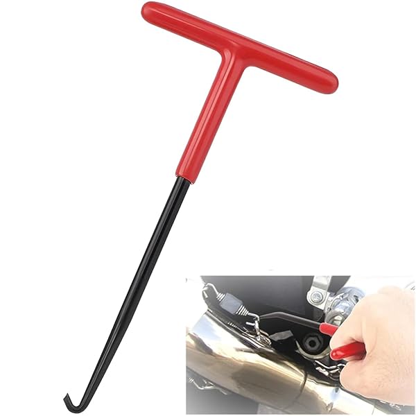 T型スプリングフック 156*85mm バイク用エキゾーストスプリングフック テンションスプリングツール ス..