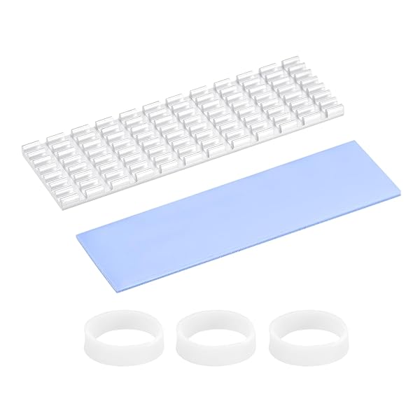 PATIKIL M.2 2280 Nvme S S Dヒートシンク 70x22x3 mm、ラジエータークーラーアルミヒートシンク冷却フ..