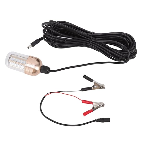 水中集魚灯 LED集魚灯 水中釣り灯 PCとアルミ材質 電圧12-60 v パワー30 w 5730ボール型式 水中魚類採..