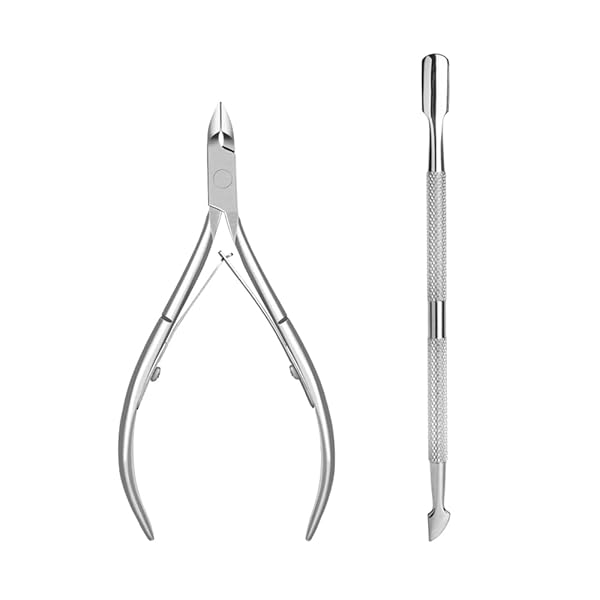 キューティクルニッパー キューティクルプッシャー 甘皮ケアツール キューティクルカッター ネイルニッ..