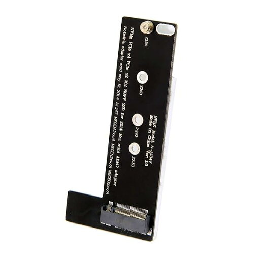 Cablecc M.2 NGFF M-Key NVME SSD コンバーターカード 2014 MacBook Mini A1347 MEGEN2 MEGEM2 MEGEQ2用 Cablecc M.2 NGFF M-Key NVME SSD コンバーターカード 2014 MacBook Mini A1347 MEGEN2 MEGEM2 MEGEQ2用