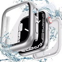 TALENANA for Apple Watchケース 45mm 44mm 41mm 40mm 【3 in 1防水設計】 アップルウォッチ液晶保護フィルム+防水保護ケース+背面ケースの3 in 1デザイン Series 8/7/6/SE/5/4高タッ(2)