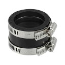 ACROPIX 40mm IDのゴム製ブラ ックオートバイキャブレターアダプターインレットインテークパイプマニホールドアダプターブートスリーブインターフェース(クランプ2個入り)