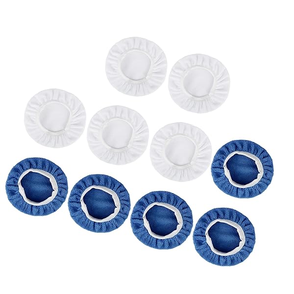 ACROPIX ユニバーサル 9-10インチ ディープブルー ホワイト ソフトマイクロファイバー カーウォックス ..